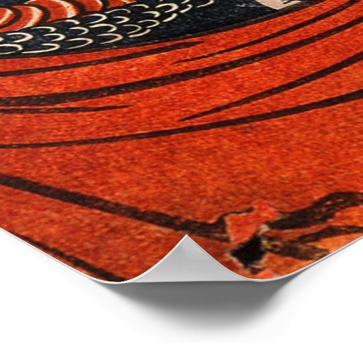 Japanisch Samurai Poster (Ecke)