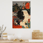 Japanisch Samurai Poster (Küche)