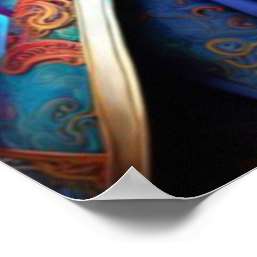 Japanisch Samurai Poster (Ecke)