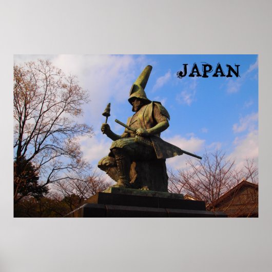 Japanisch Samurai Poster (Vorne)