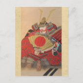 Japanisch Samurai Postkarte (Vorderseite)
