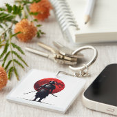 Japanisch Samurai Schlüsselanhänger (Vorderseite rechts)