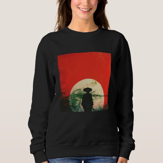 Japanisch Samurai Sweatshirt (Vorderseite)