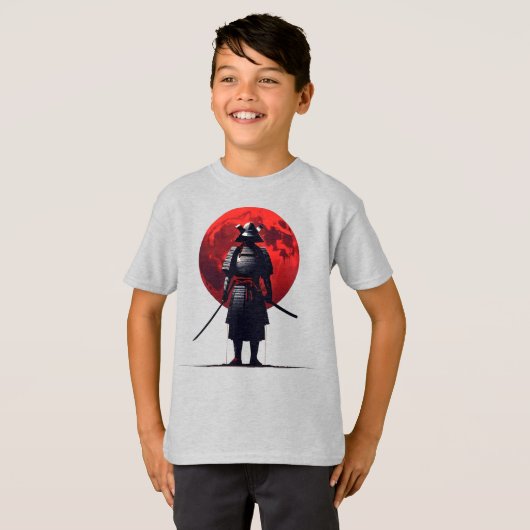 Japanisch Samurai T-Shirt (Vorne ganz)