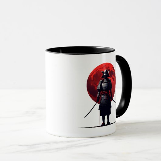 Japanisch Samurai Tasse (VorderseiteRechts)