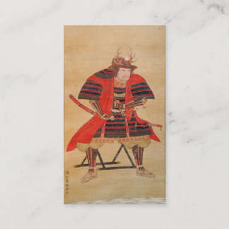 Japanisch Samurai Visitenkarte