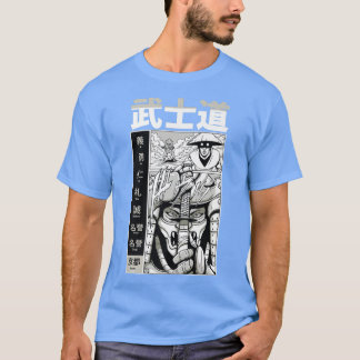 Japanisch Samurai Warrior Anime und Manga T-Shirt
