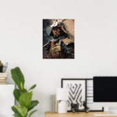 Japanisch Samurai Warrior Art Print Poster (Heimbüro)