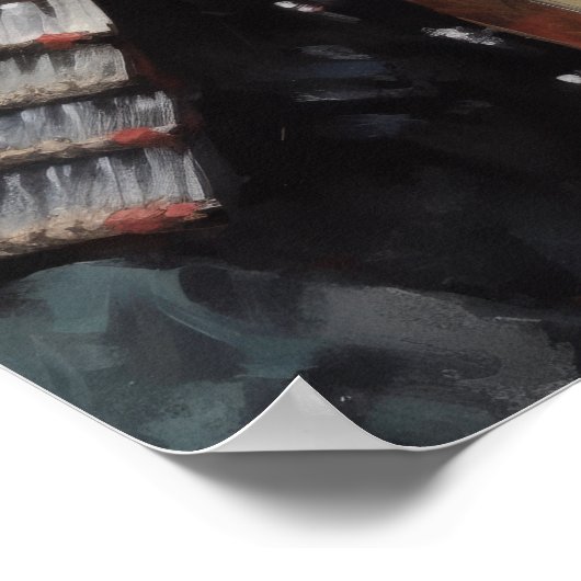 Japanisch Samurai Warrior Art Print Poster (Ecke)