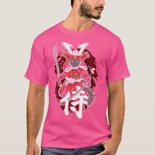 Japanisch Samurai Warrior Cat für alle Cat Lovers T-Shirt