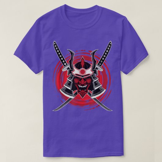 Japanisch Samurai Warrior Geschenkpapier T - Shirt (Design vorne)