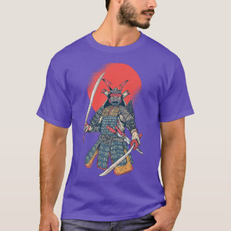 Japanisch Samurai Warrior Japanisch Sun T-Shirt
