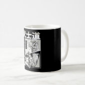Japanisch Samurai Warrior Kaffeetasse (VorderseiteRechts)