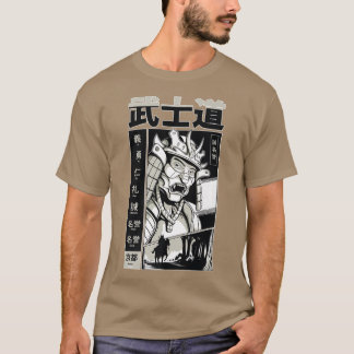Japanisch Samurai Warrior Katana Fighter T-Shirt
