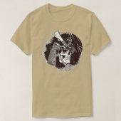 Japanisch Samurai Warrior Katana Skeleton T-Shirt (Design vorne)