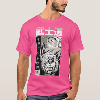 Japanisch Samurai Warrior Manga T-Shirt