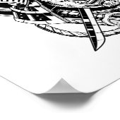 Japanisch Samurai Warrior Poster (Ecke)