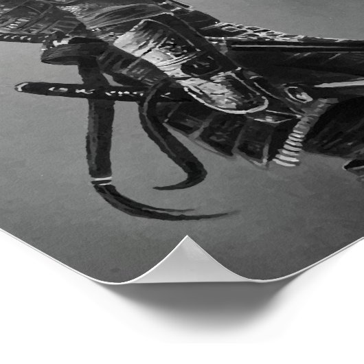 Japanisch Samurai Warrior Poster (Ecke)