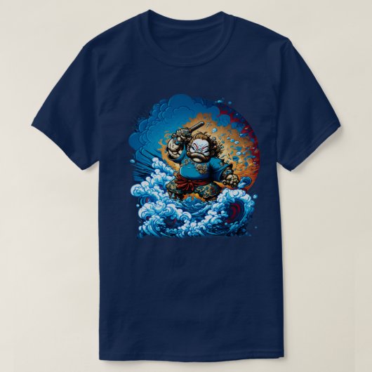 Japanisch Samurai Warrior T-Shirt (Design vorne)