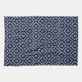 Japanisch Sashiko Textured Pattern | Traditionell Geschirrtuch (Horizontal)