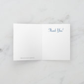 Japanisch schlucken in Flug, Kobalt und Blautönen Karte (Innenseite)