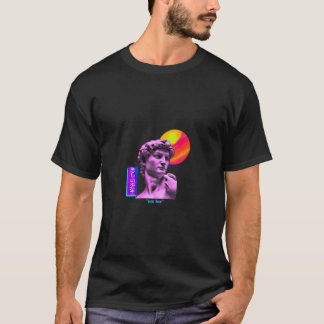 Japanisch Schreiben Vaporwave Ästhetik Michaelange T-Shirt
