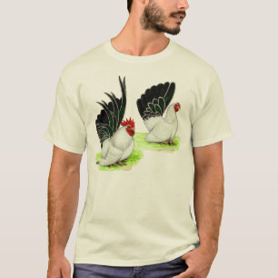 Japanisch Schwarz-weiß Bantams T-Shirt