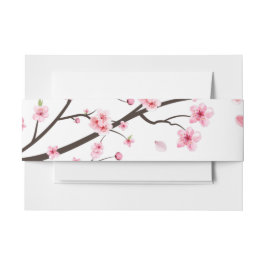 Japanisch Scroll Cherry Blossom Hochzeit Einladungsbanderole