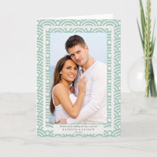 Japanisch Seigaiha Wedding Danke / Benutzerdefinie