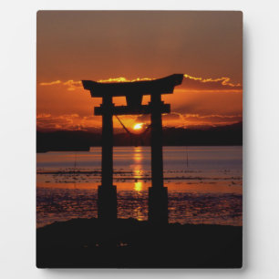 Japanisch Shrine Nagao Fotoplatte