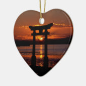 Japanisch Shrine Nagao Keramik Ornament (Links)