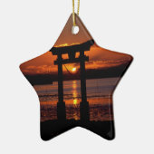 Japanisch Shrine Nagao Keramikornament (Links)