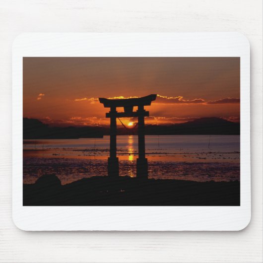 Japanisch Shrine Nagao Mousepad (Vorne)