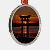 Japanisch Shrine Nagao Ornament Aus Metall (Rechts)