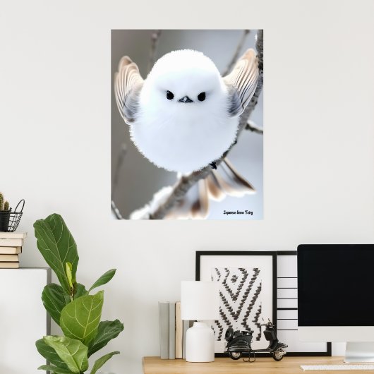 Japanisch Snow Fairy Poster (Heimbüro)