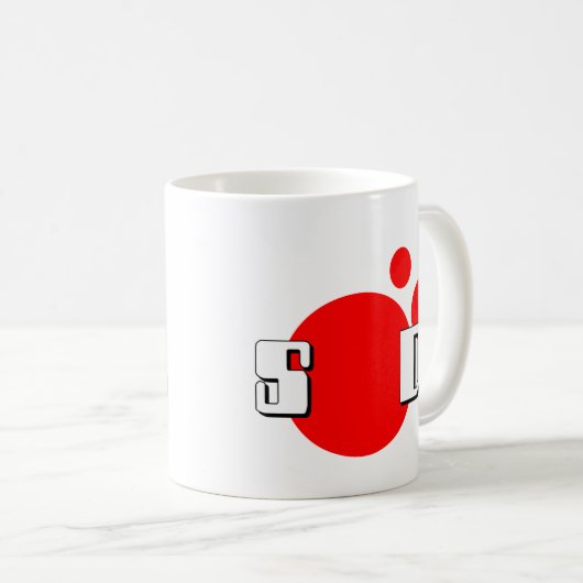 Japanisch SODA Kaffeetasse (VorderseiteRechts)