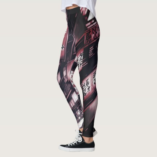 Japanisch Street Cyberpunk Tokyo Streetwear Leggings (Links)