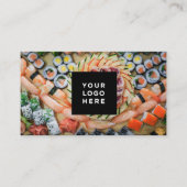 Japanisch Sushi Asian Fusion Custom Visitenkarte (Vorderseite)