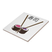 Japanisch Sushi Chopsticks Fliese (Seite)