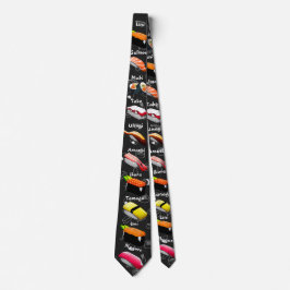 Japanisch Sushi Feinschmecker Neck Tie Krawatte