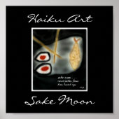 Japanisch Sushi Haiku Art Print Poster (Vorne)