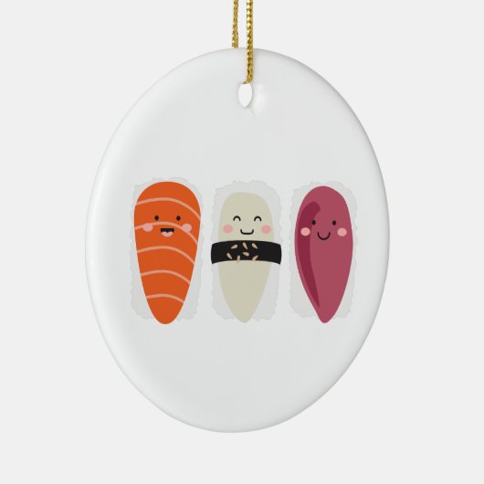 Japanisch Sushi Keramik Ornament (Rechts)