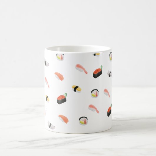 Japanisch Sushi Muster Kaffeetasse (Mittel)