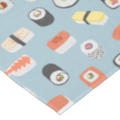 Japanisch Sushi Nigiri Maki Roll Pattern Tischdecke (Schrägansicht)