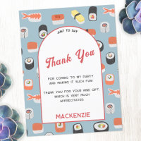 Japanisch Sushi Vielen Dank