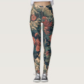 Japanisch Tattoo Art Sea Creatures Leggings (Vorderseite)