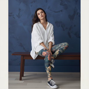 Japanisch Tattoo Art Sea Creatures Leggings