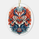 Japanisch Tengu Keramik Ornament (Links)