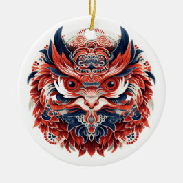 Japanisch Tengu Keramik Ornament