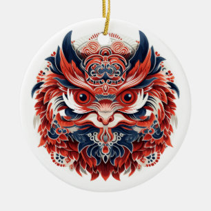 Japanisch Tengu Keramik Ornament